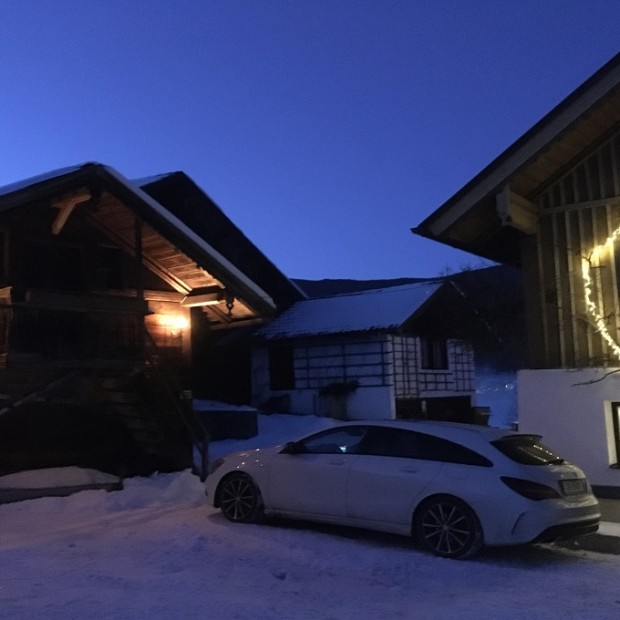 Ferienhaus Schober bei Nacht - Fotograf: Familie Hochwimmer